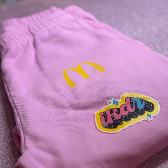 Saweetie x McDonald’s Pink ‘I’m Lovin’ It’ Sweatpants Size S – New - Picture 1 of 4